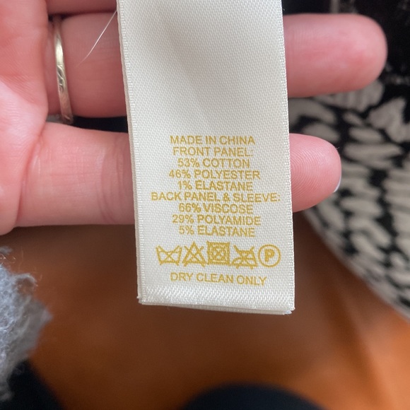 Kate Spade Leopard print long sleeve top - Picture 6 of 8